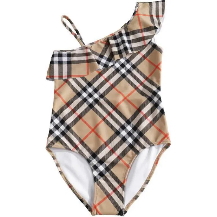 Купальник для детей Burberry коричневый