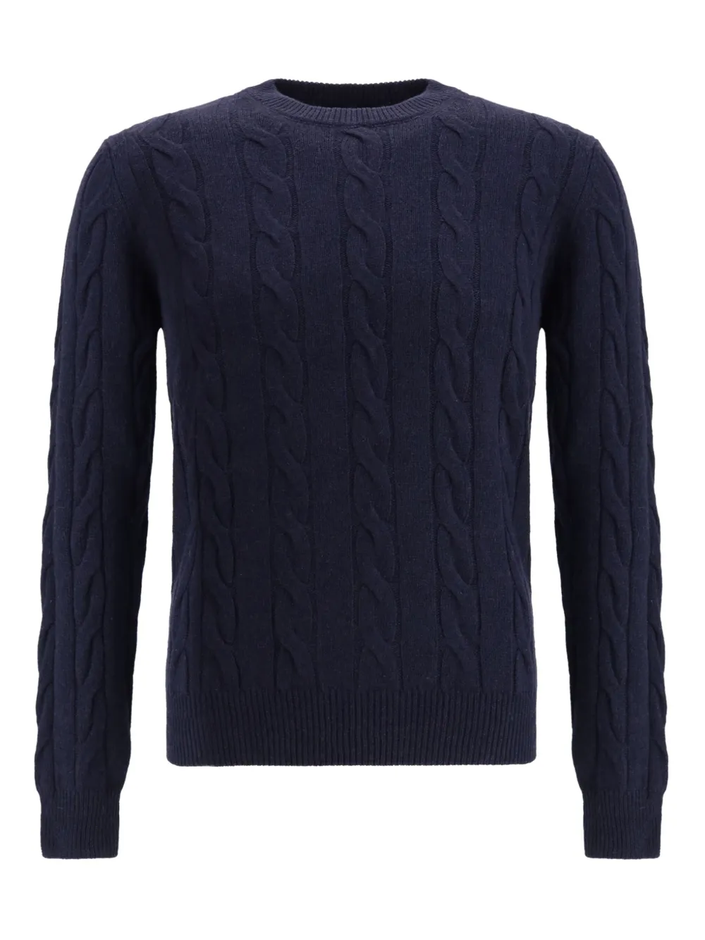 

Джемпер с круглым вырезом и косичками Aragona, синий