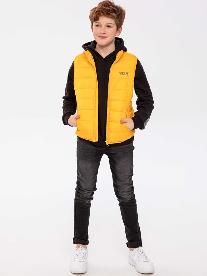 

Minoti Стеганый жилет желтого цвета