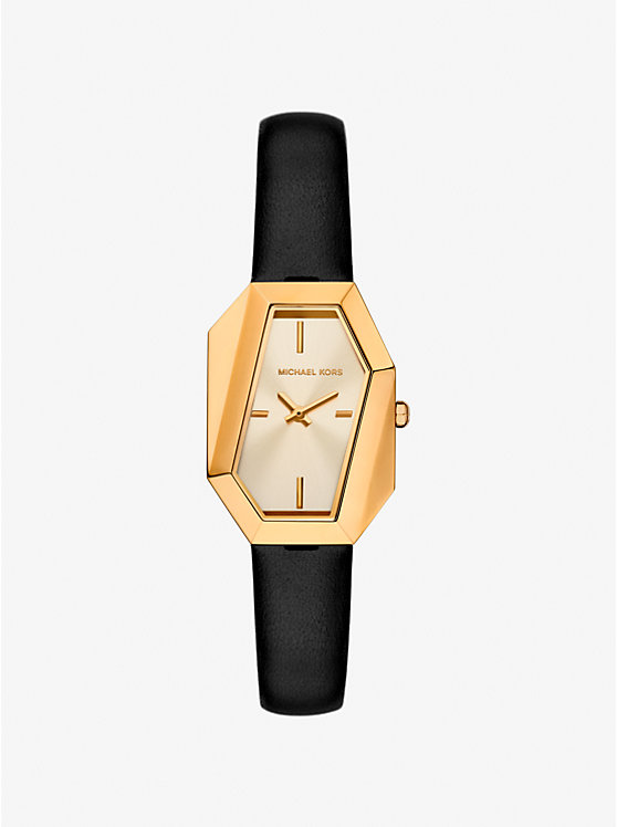 

Часы Suri золотистого цвета и кожи Michael Kors, золотой