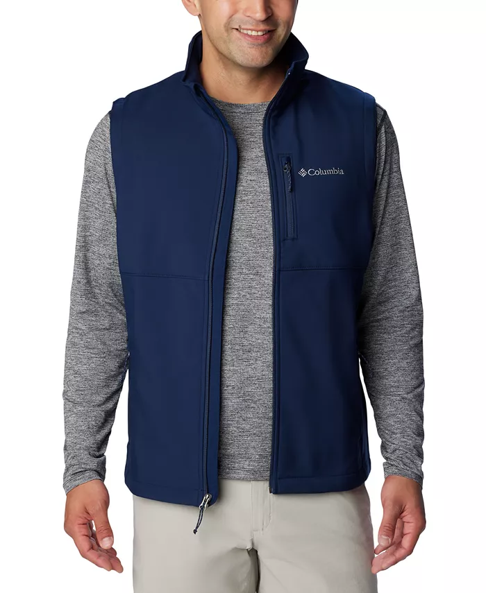 

Мужской жилет Ascender Soft Shell с полной молнией Columbia, синий