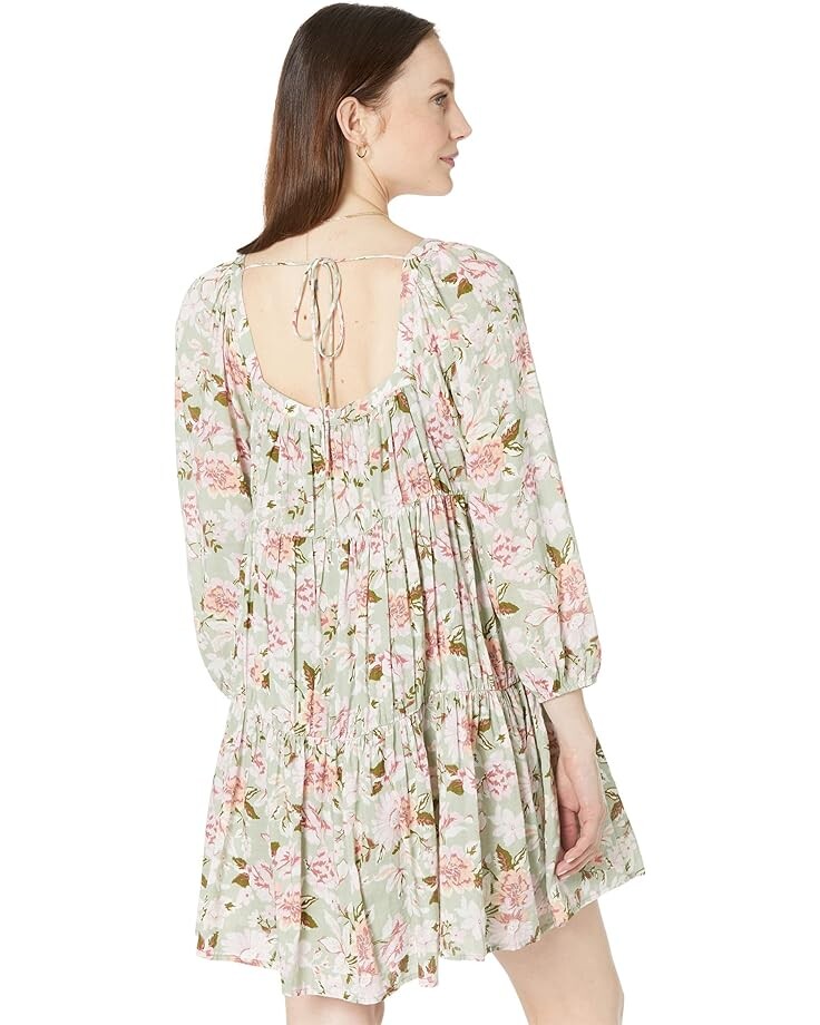 

Платье en saison Tiered Mini Dress, цвет Sage