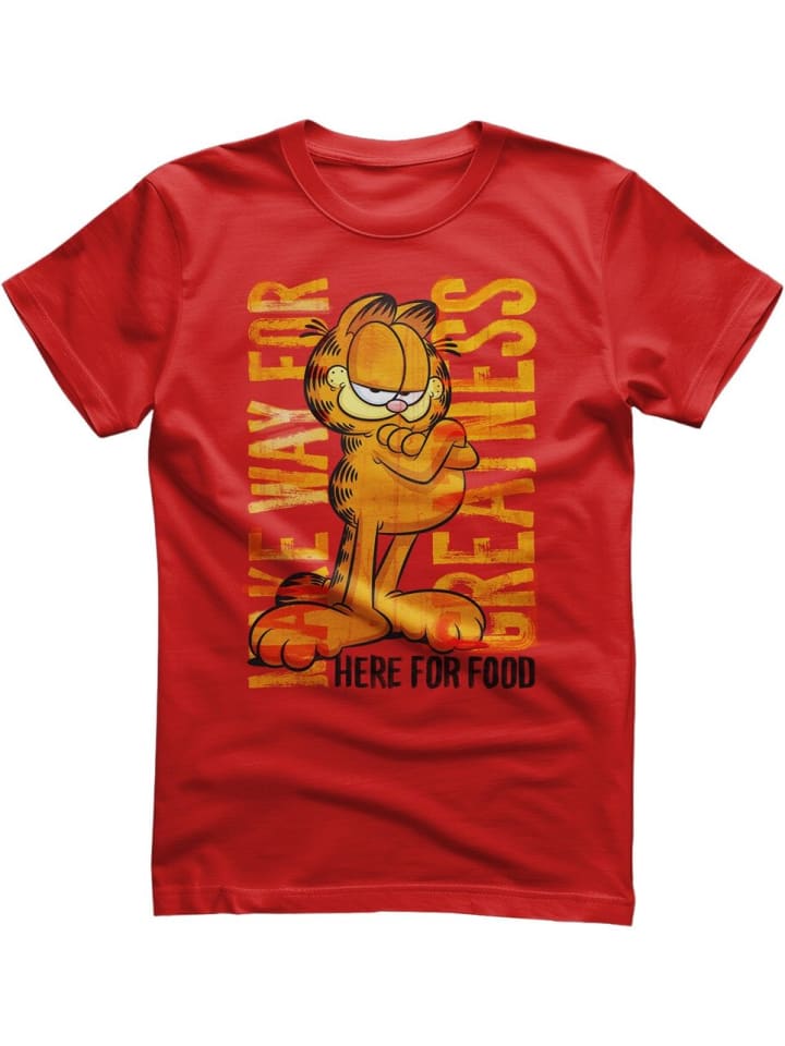 

Футболка Make Way For Greatness красного цвета Garfield, Красный, Футболка Make Way For Greatness красного цвета Garfield