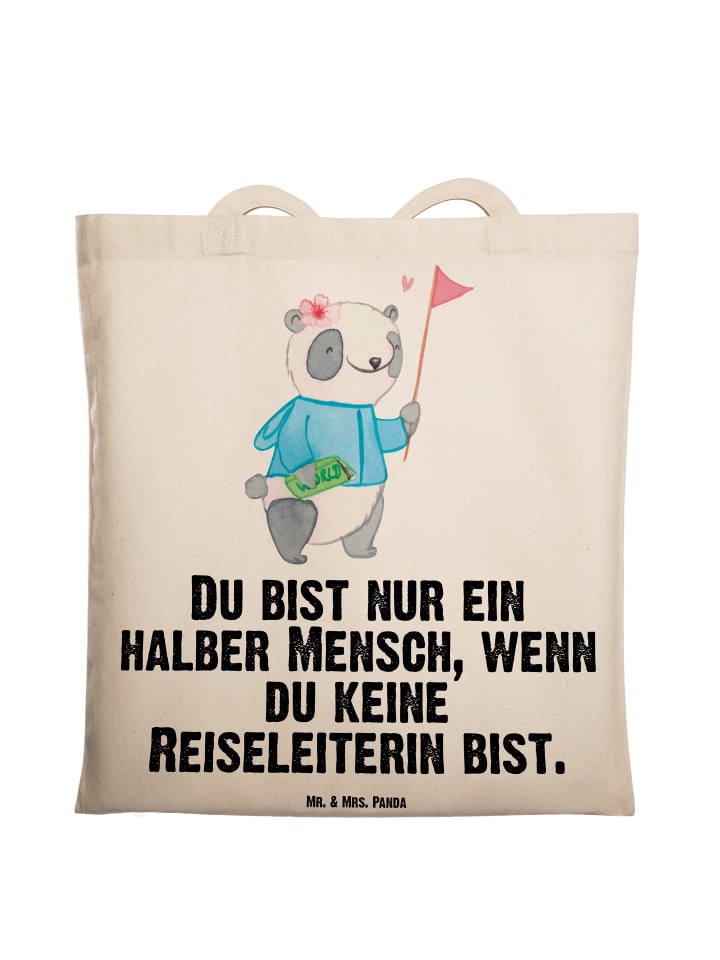 

Mr. & Mrs. Panda Сумка для путеводителя с сердечком и надписью кремового цвета