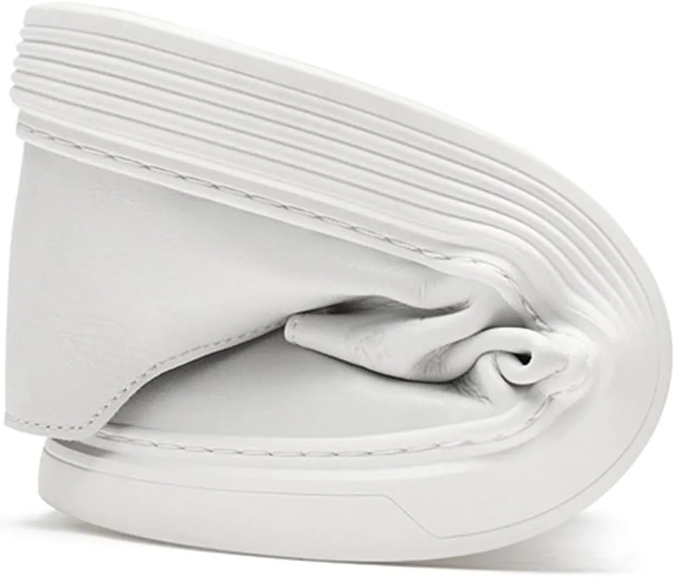 

Мужские оксфорды JiuQing с шнуровкой, кэжуал, модные, для формальных мероприятий, с нескользящей мягкой подошвой, белый