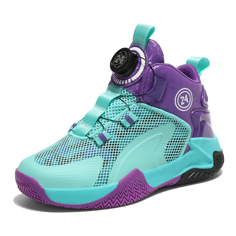 

Дышащие высокие футбольные бутсы для детей IMAU, фиолетовый