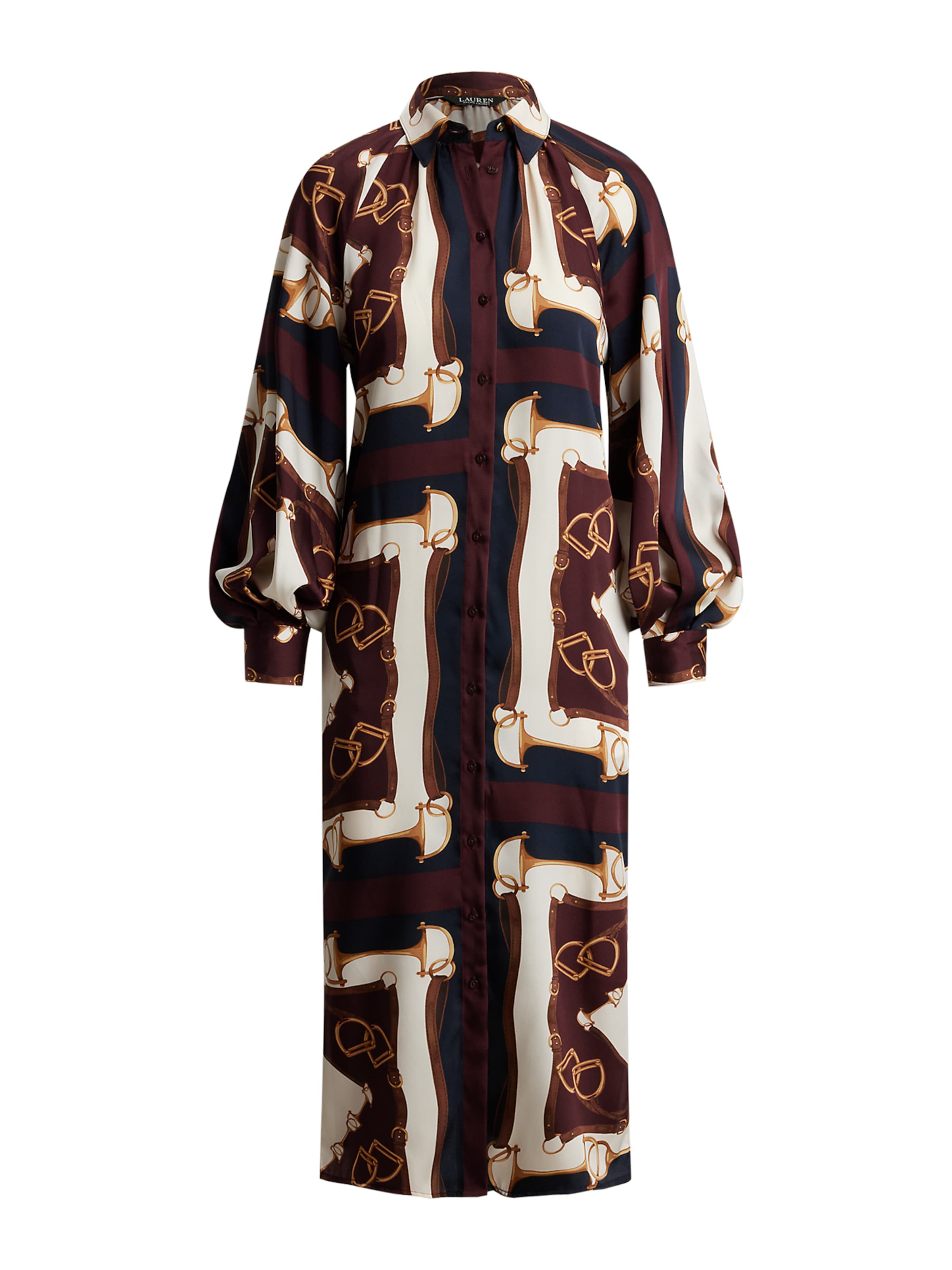 

Lauren Ralph Lauren Платье-рубашка в цвете каштаново-коричневый, светло-коричневый