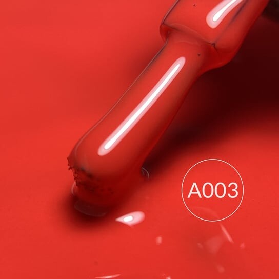 Гипоаллергенный кораллово-красный гибридный лак для ногтей 7 мл – Focus Rose A003 Cosmetics Zone — фото 2