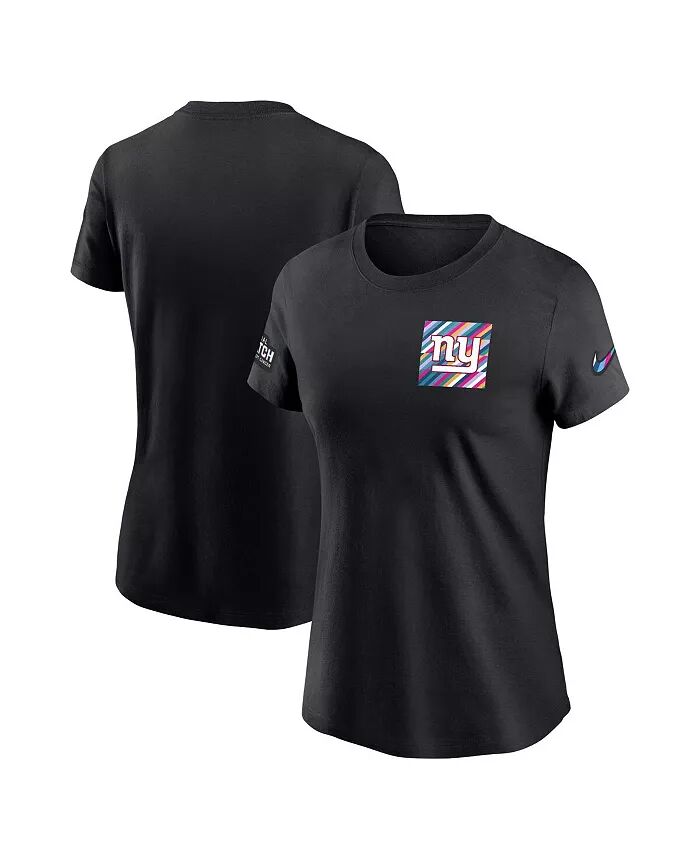 

Женская черная футболка New York Giants 2023 NFL Crucial Catch Sideline Tri-Blend Nike