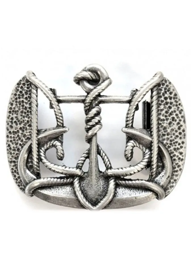 

LIFEBURN by showroom Пряжка для ремня 019° "Anchor Square Silver" Rettungsring By Showroom 019°, серебристый