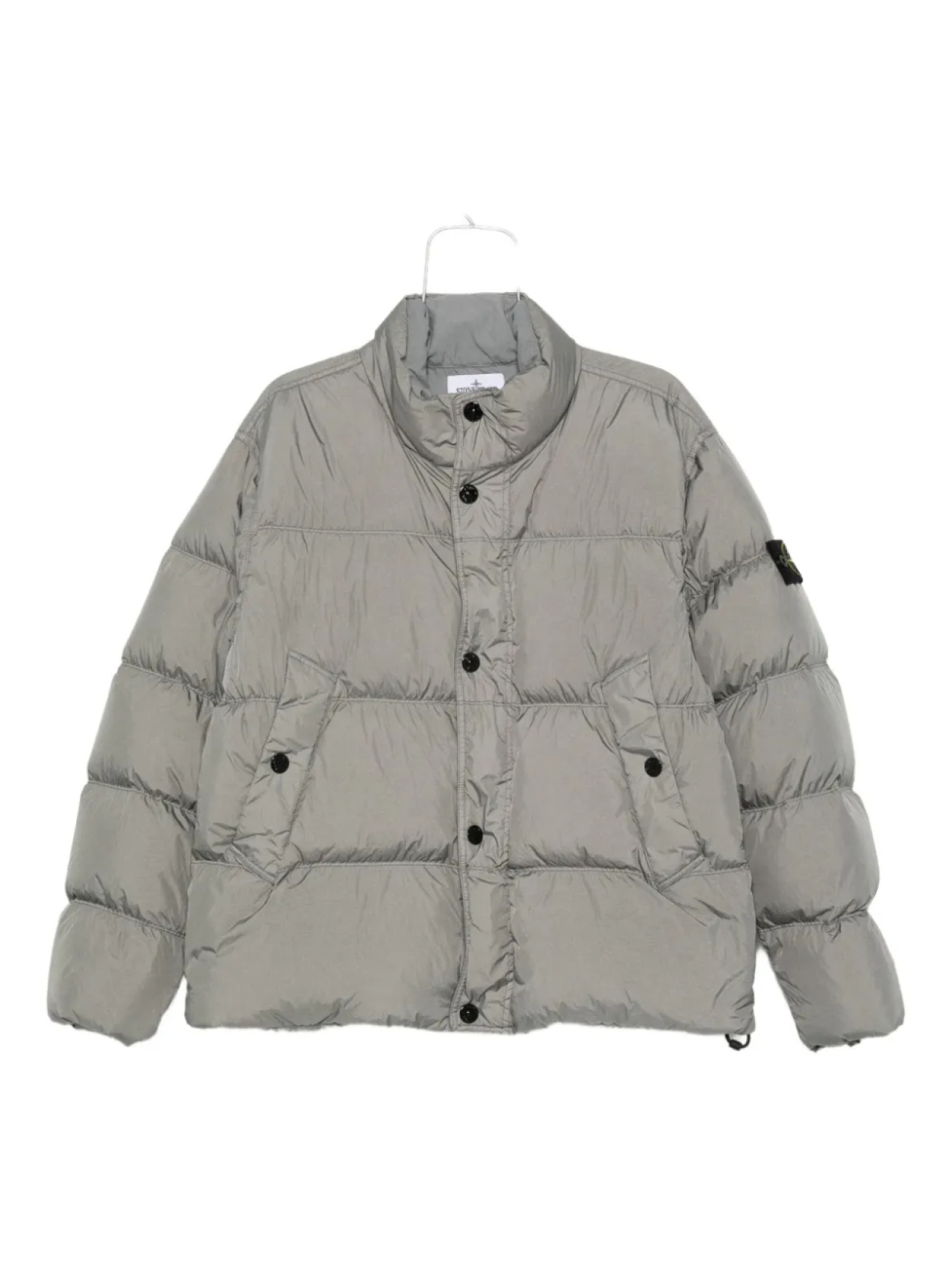 

Утепленная куртка Stone Island с воротником-стойкой, зеленый