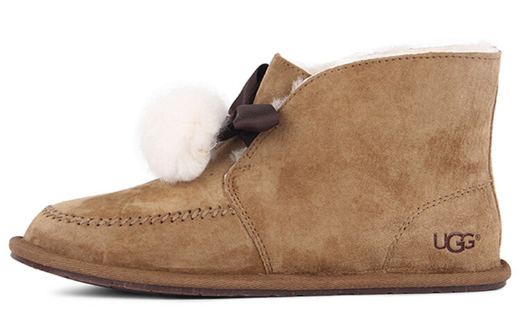 Угги женские UGG Kallen Suede Moc Toe, коричневый