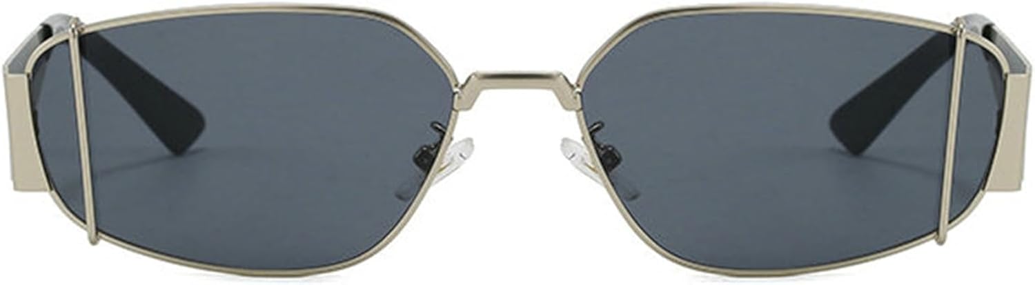 

Солнцезащитные очки Willochra Vintage Oval для женщин, модные многоугольные солнцезащитные очки 2025 года, стильные очки для активного отдыха, панк-очки для женщин, C2