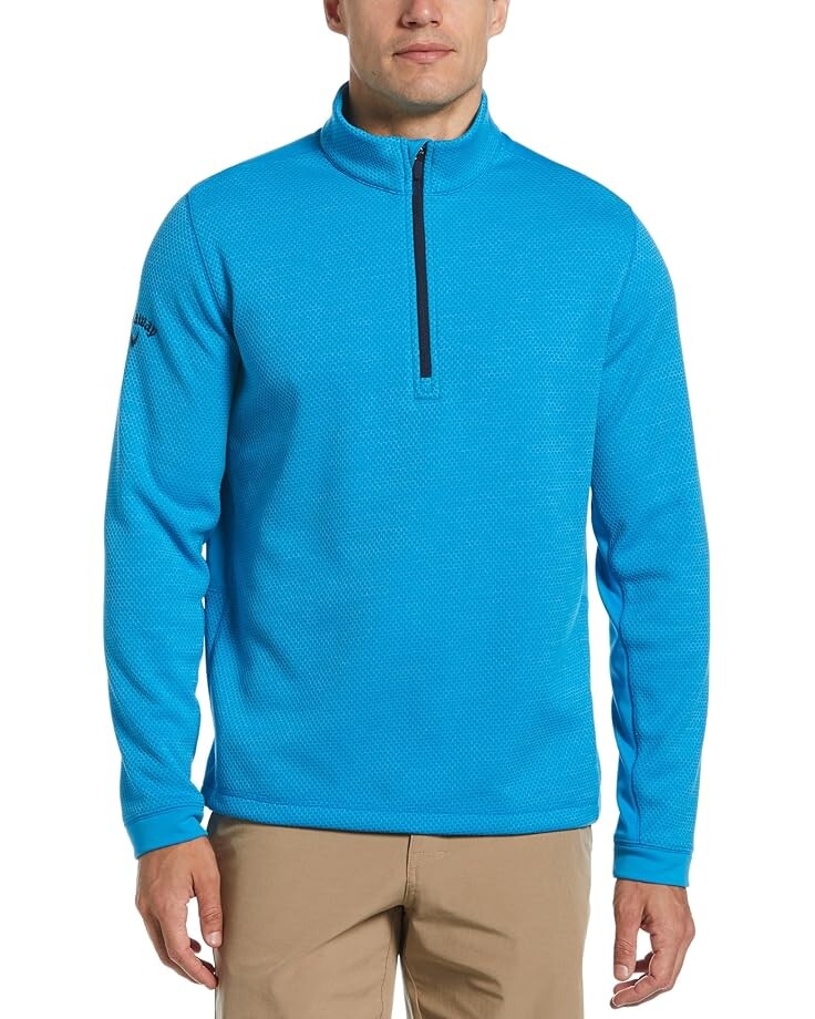 

Пуловер Callaway Midweight 1/4 Zip Hex Pullover, цвет Hawaiian Heather