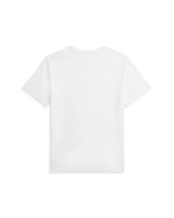 Хлопковая футболка Polo Bear - для детей постарше Ralph Lauren, White — фото 2