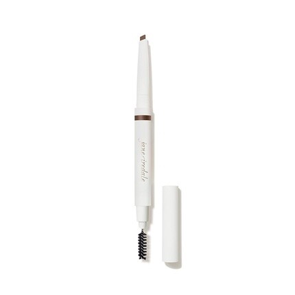 

Карандаш для моделирования бровей Jane Iredale PureBrow Карандаш с выдвижным механизмом и катушкой Мастерски очерчивает формы Заполняет и распушает Водостойкая формула, не размазывающаяся Средне-коричневый цвет, Белый, Карандаш для моделирования бровей Ja