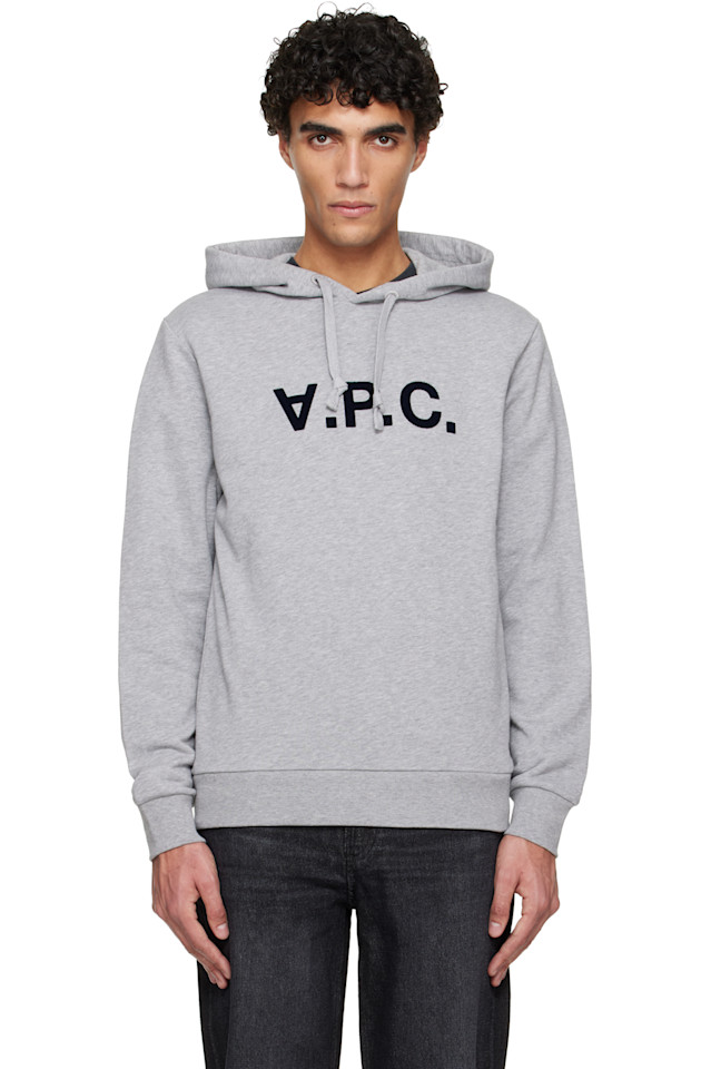 

A.P.C. Серая стандартная толстовка Grand 'VPC'