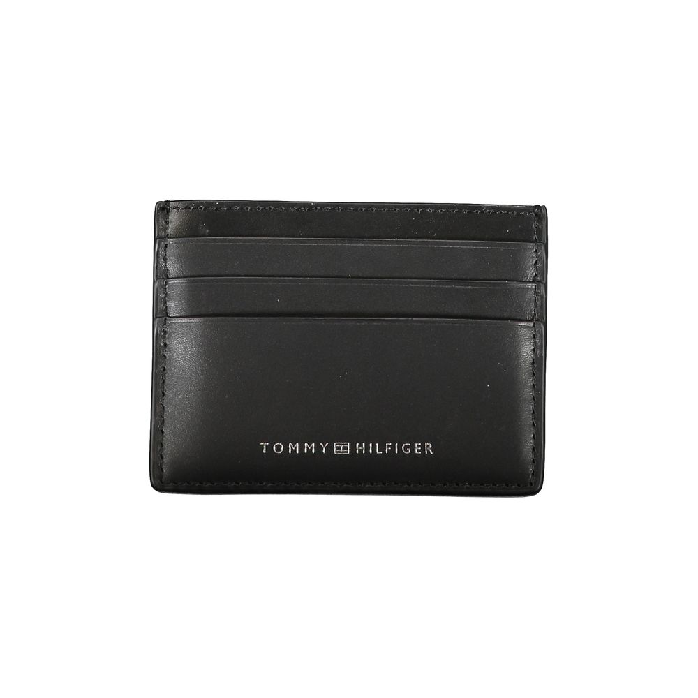 

Мужской кожаный кошелек Tommy Hilfiger, черный
