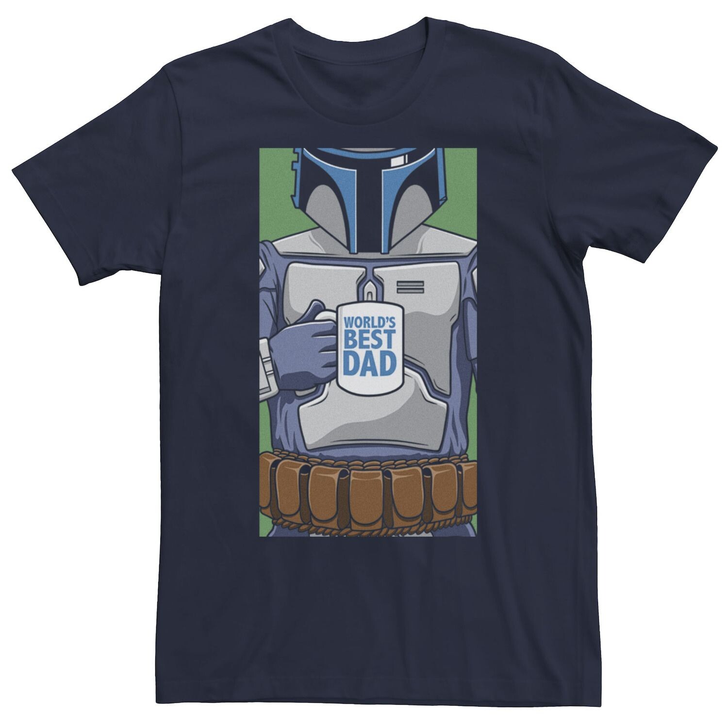 

Мужская футболка для папы Boba Fett World's Best Dad Star Wars