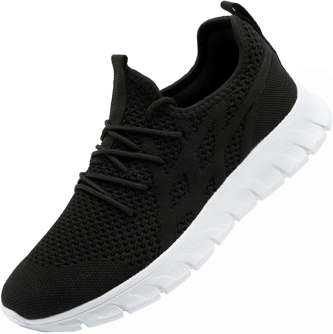 

Мужские дышащие кроссовки для бега, комфортные кроссовки для ходьбы, для спортзала, фитнеса, повседневной носки, модные, для тренировок, с нескользящей подошвой, легкие Xkowuo, белый/черный