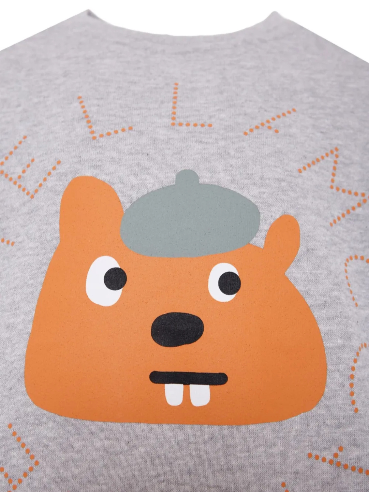 Толстовка с мультяшной графикой Stella McCartney Kids, серый — фото 3