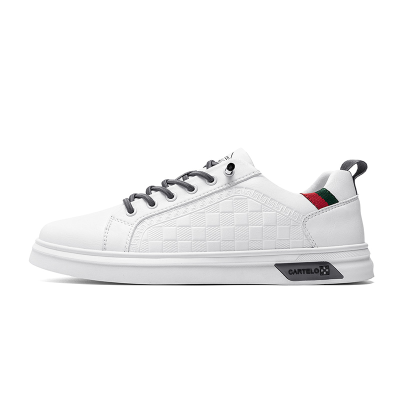 

CARTELO Скользоустойчивые мужские лоу-топы для скейтбординга белые, цвет White