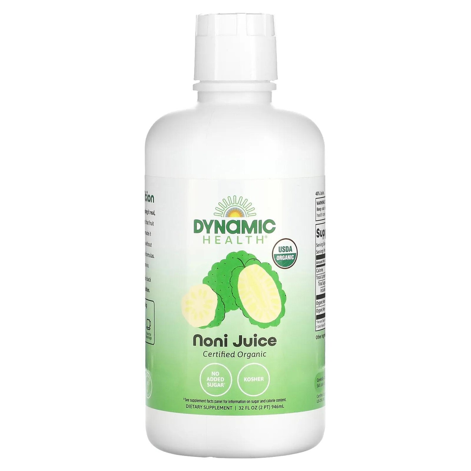 

Dynamic Health Laboratories Organic Certified Noni 100% Juice 32 fl oz (946 ml)