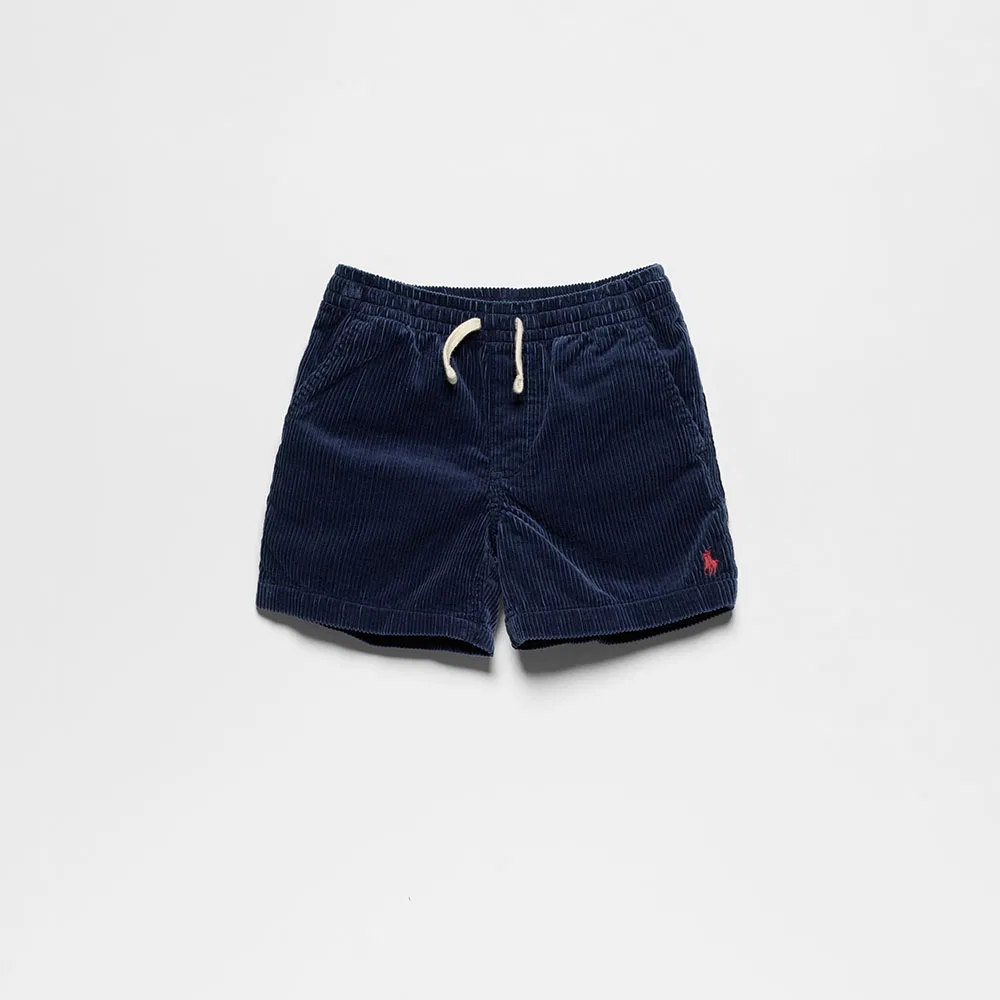 Детские хлопковые вельветовые шорты Prepster синие от Polo Ralph Lauren Children