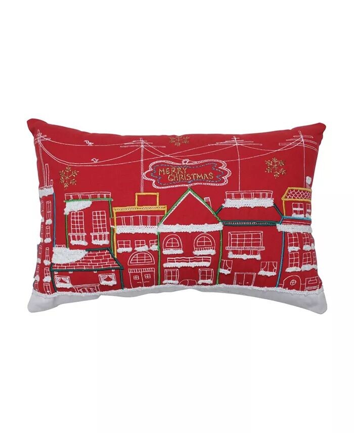 

Рождественская подушка для поясницы Skyline Pillow Perfect, красный