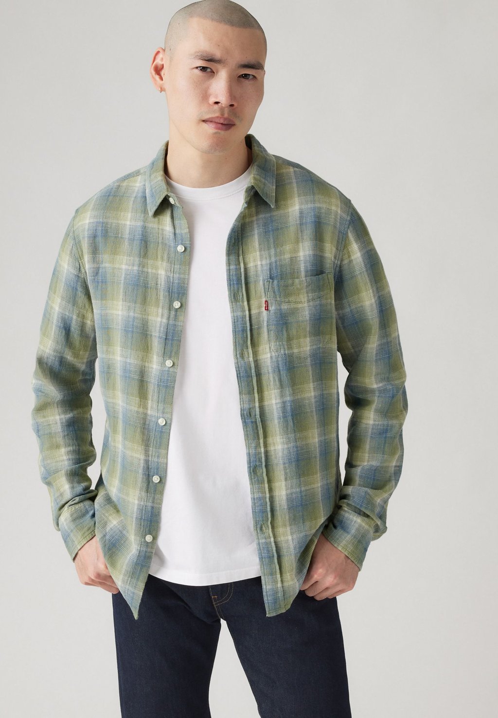 

Рубашка SUNSET POCKET STANDARD Levi's, зеленый