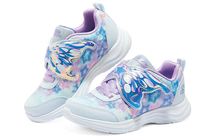 Кроссовки Skechers Girls Kids Lifestyle Shoes GS Low-top, голубой — фото 4