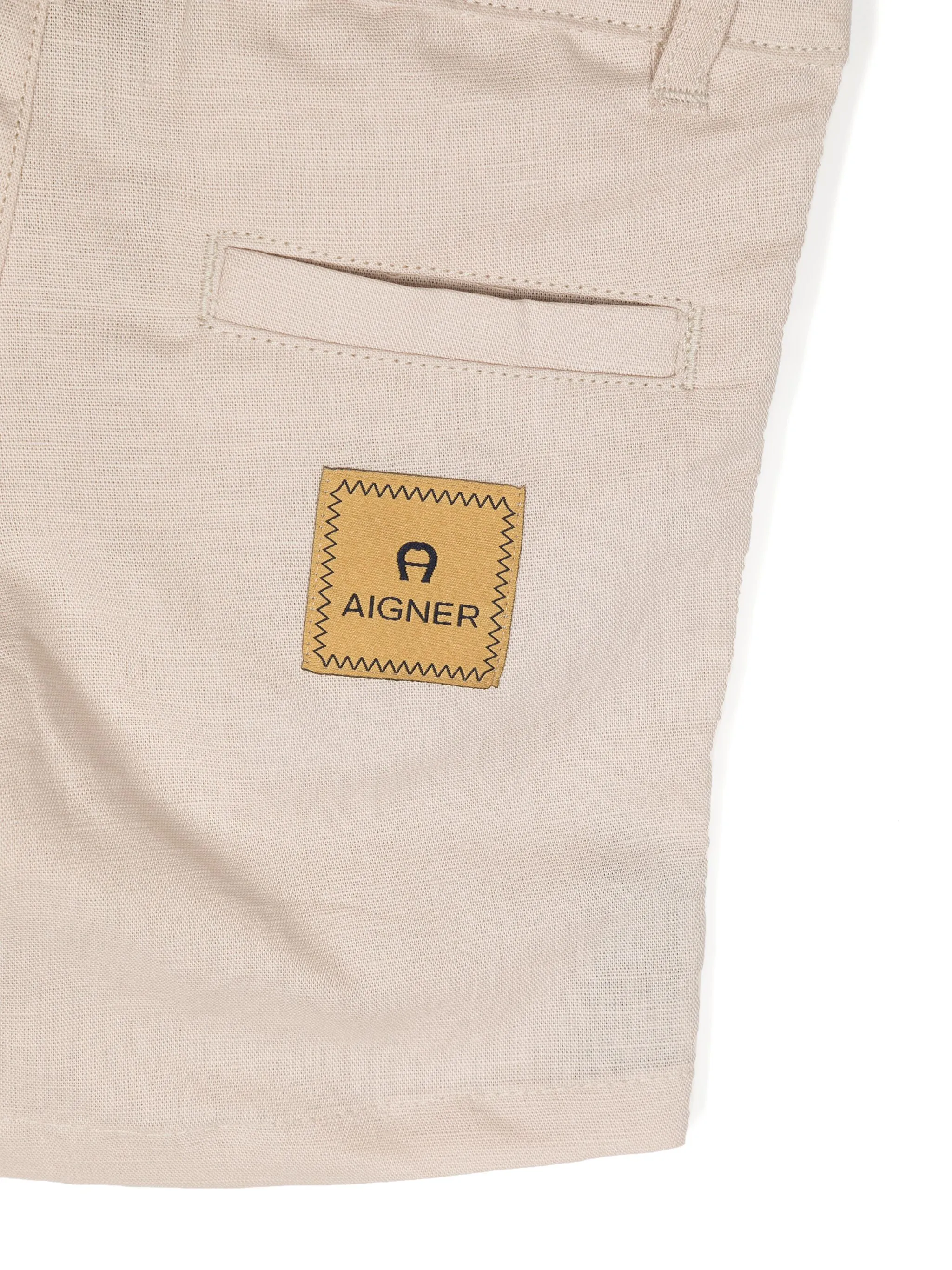 Шорты с нашивкой-логотипом Aigner Kids, коричневый — фото 3
