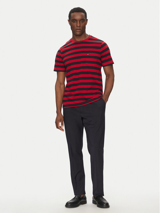 Футболка обычного кроя Essential MW0MW37283 Tommy Hilfiger, красный — фото 2