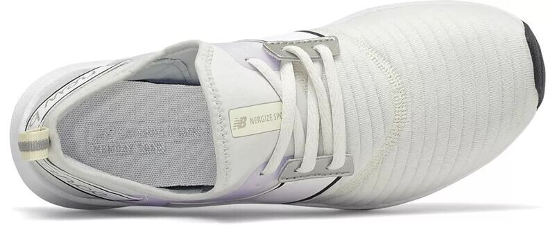Женская спортивная обувь New Balance Nergize, белый/желтый — фото 4