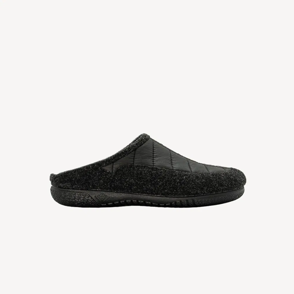 Мужские чёрные зимние тапочки Cadiz New Slipper от Gurus Shoes