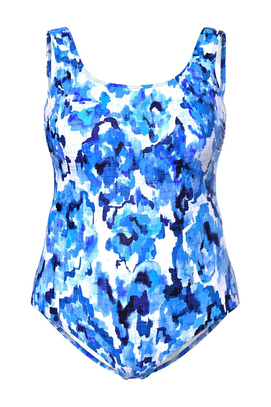 

Купальник-футболка Ulla Popken, Aqua/Neon Blue/Dark Blue