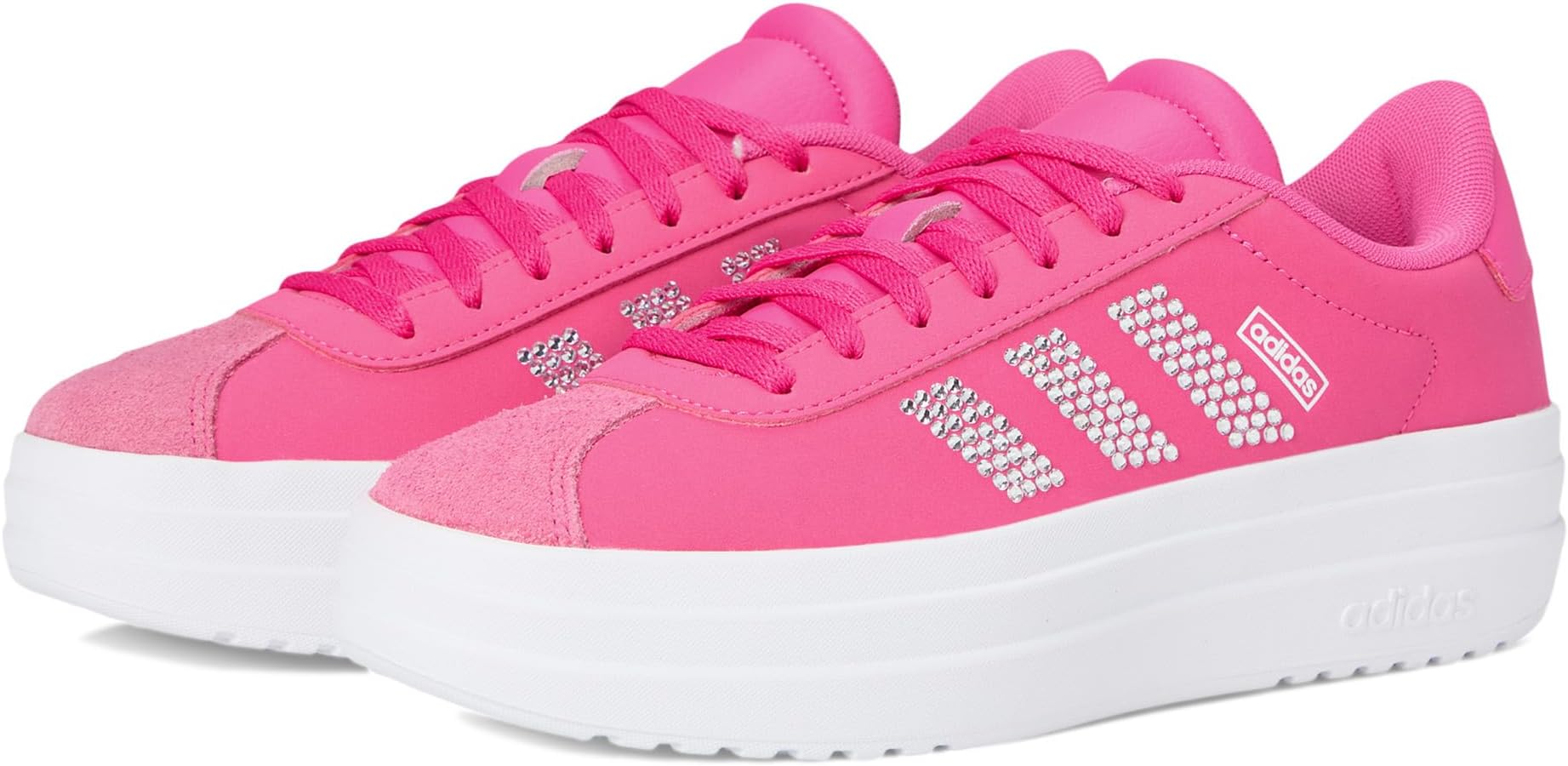 

Кроссовки Adidas Kids VL Court Bold Sportswear Shoes, Pulse Magenta/White/Pulse Magenta
