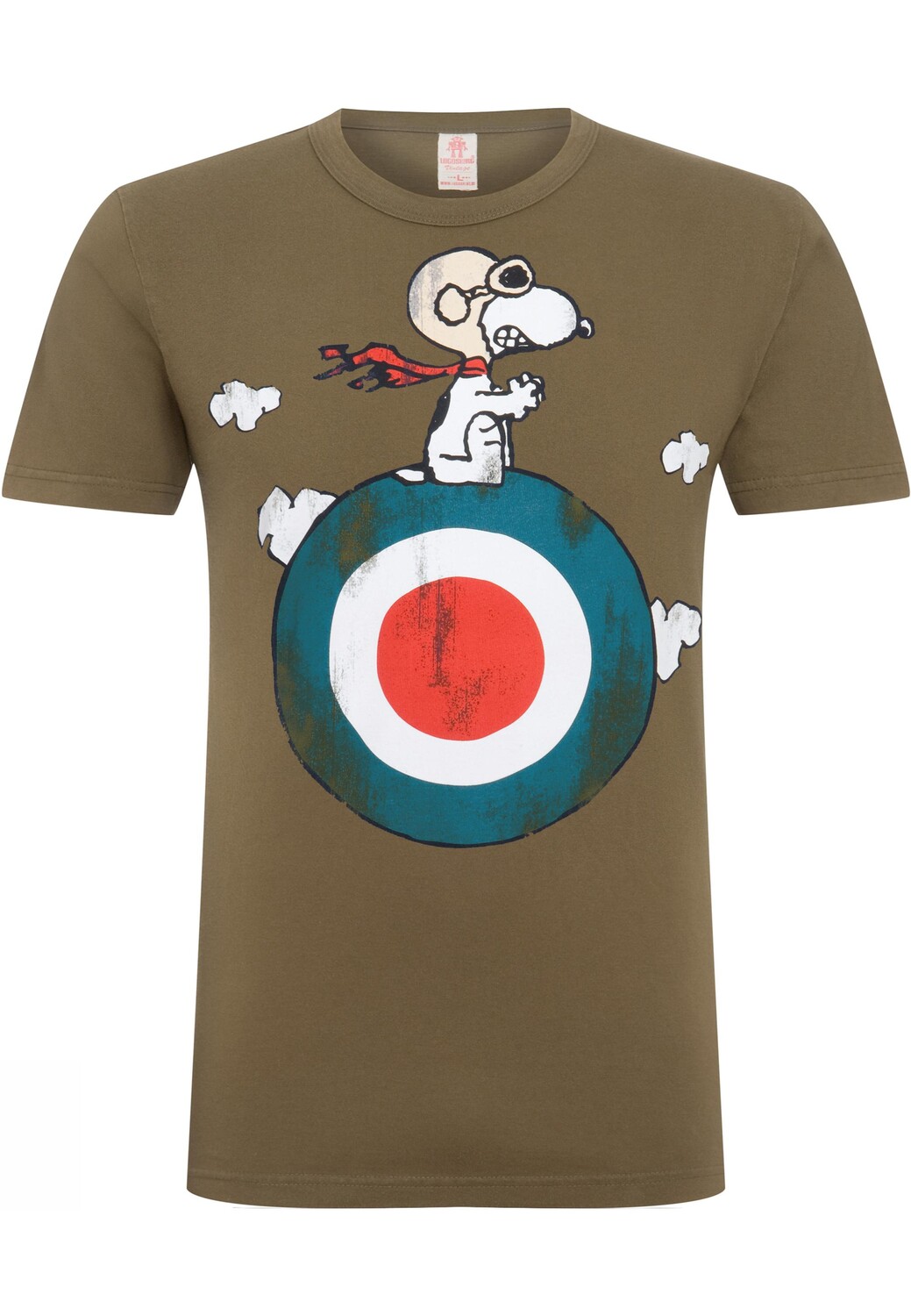 

Футболка Logoshirt Peanuts Snoopy, цвет oliv-grün