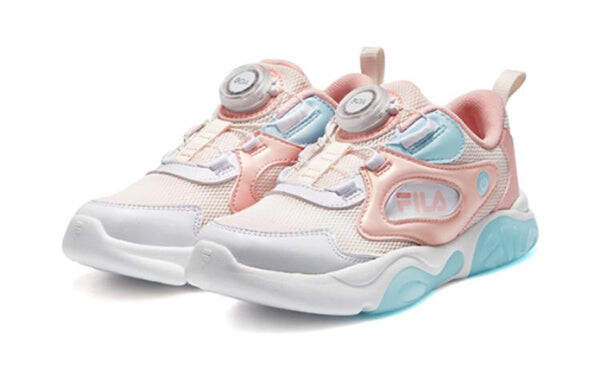 Кроссовки bubble 2 heritage-fht light shoes 'pink blue white' Fila, розовый — фото 3