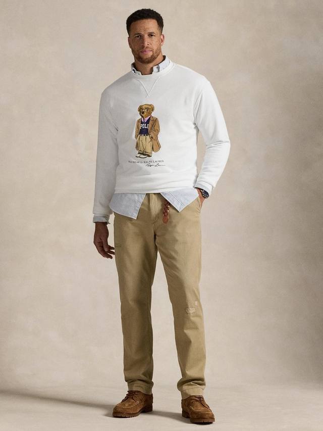 

Толстовка Heritage Bear для больших размеров Ralph Lauren, White