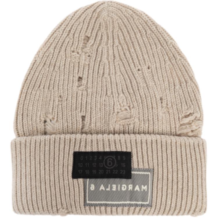 

MM6 Maison Margiela Шапка с логотипом, Beige