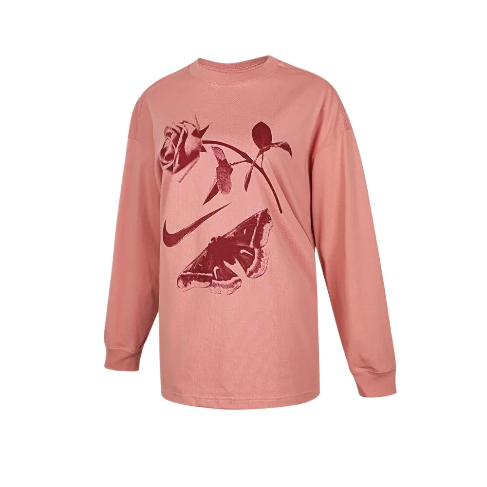 Nike Футболка Women's Pink Crew Neck Moderate