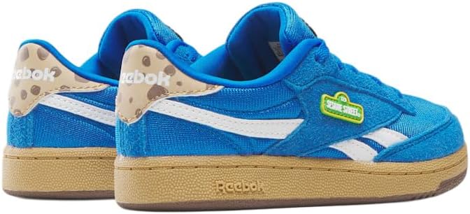 Кроссовки Reebok Unisex-Child Club C Revenge Cookie Monster, белый/синий — фото 3