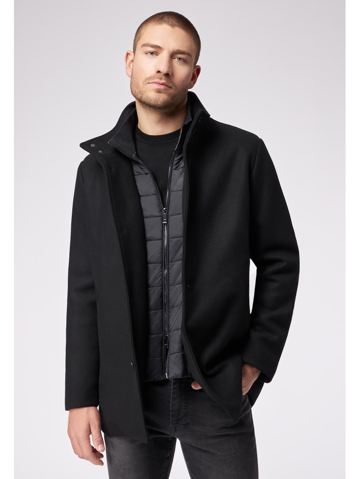 

Зимняя куртка с воротником-стойкой черного цвета Roy Robson