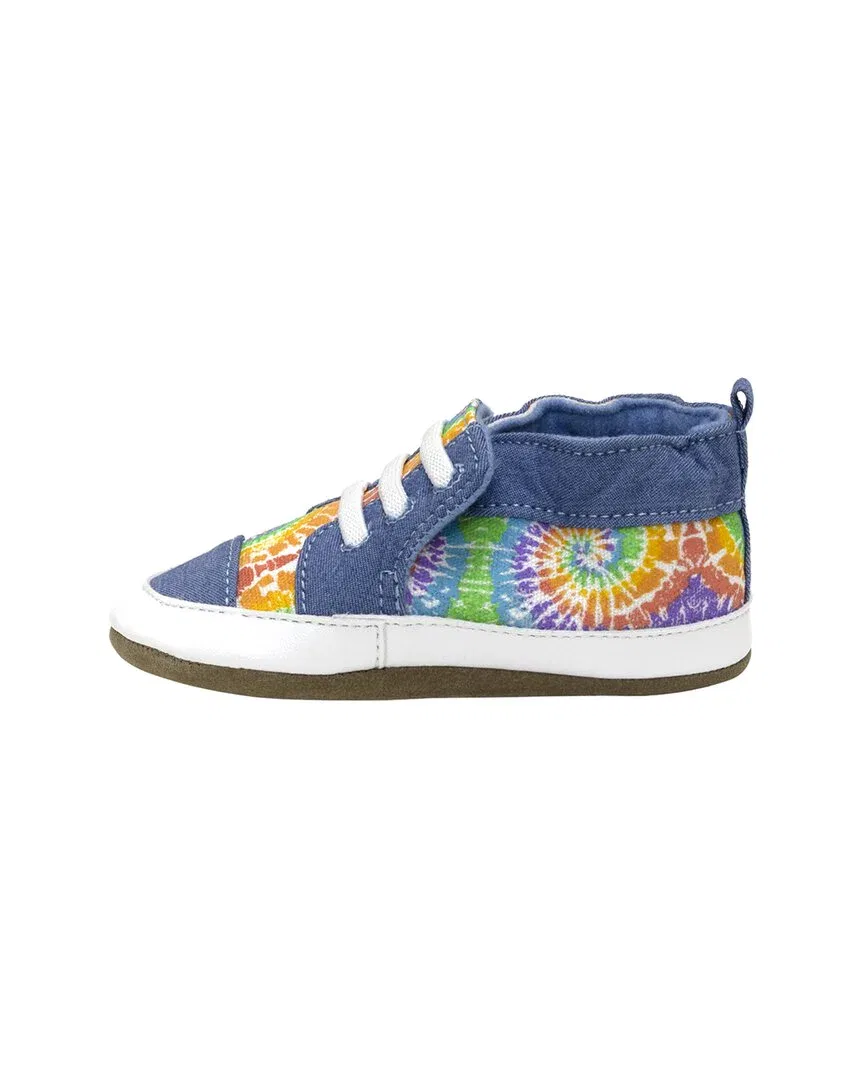 Robeez Crayola Rainbow Tie Dye Soft Sole, синий — фото 2