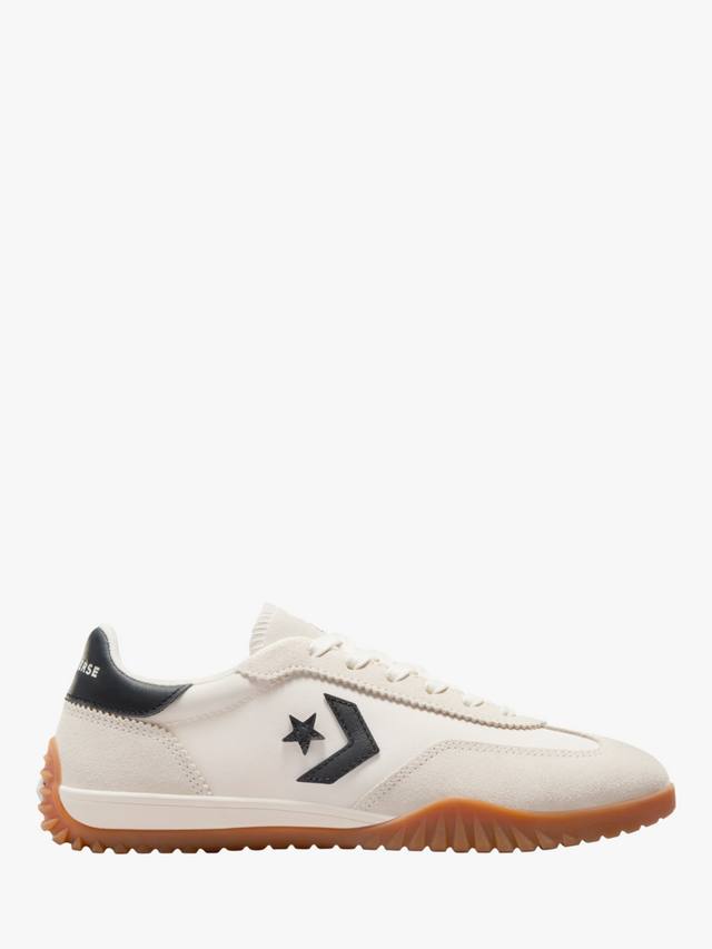 Кроссовки Run Star из смесовой замши Converse, Off White/Black