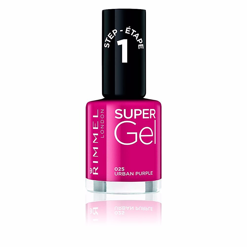 

Лак для ногтей Kate super gel nail polish Rimmel london, 12 мл, 025-urban purple