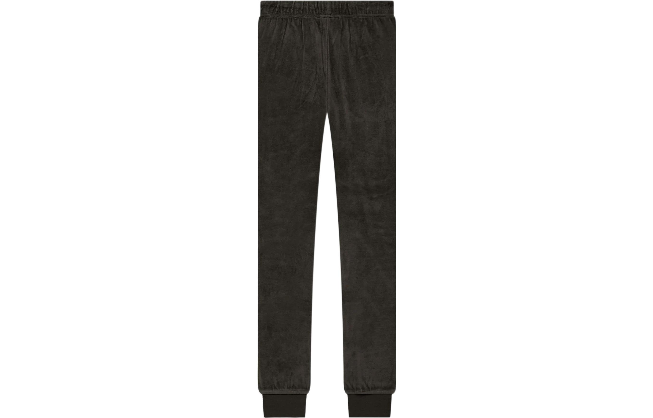 Женские велюровые брюки Off Black Fear Of God Essentials, Gray Black — фото 3