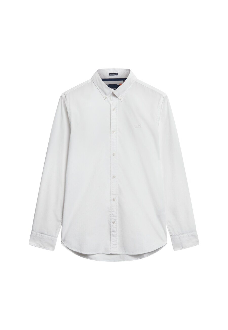 

Приталенная рубашка на пуговицах Superdry Essentials Lite, белый