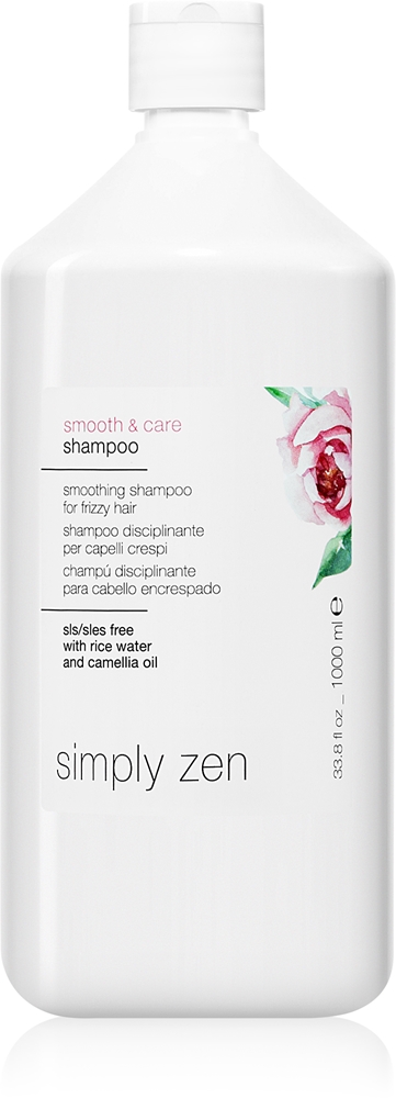 

Шампунь Smooth & Care для разглаживания вьющихся волос Simply Zen, 1000 мл